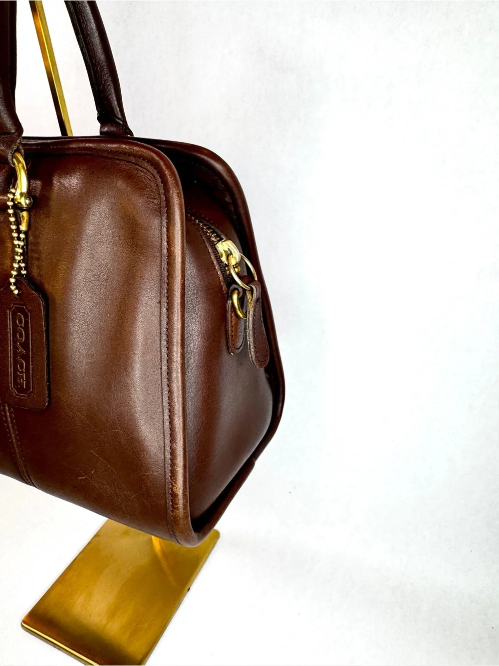 Vintage Coach 9871 Lexington Brown Leather Doctor Satchel USA Briefcase Purse